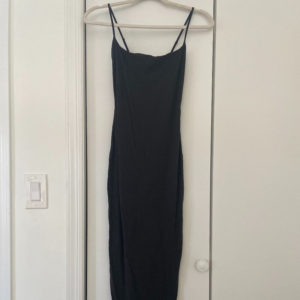SKIMS Black Maxi Dress Size Small